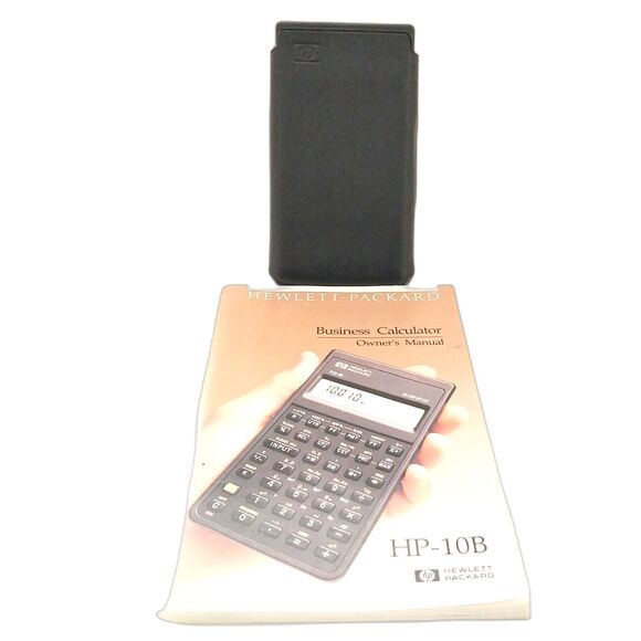Hewlett Packard HP-10B Business Calculator With Case And Manual #1251 - Picture 3 of 9